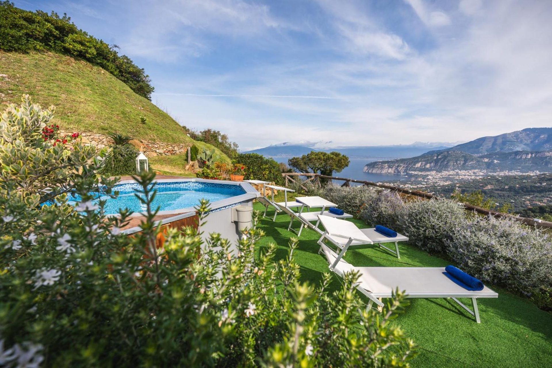 Villa I Due Golfi, piscina vista mare