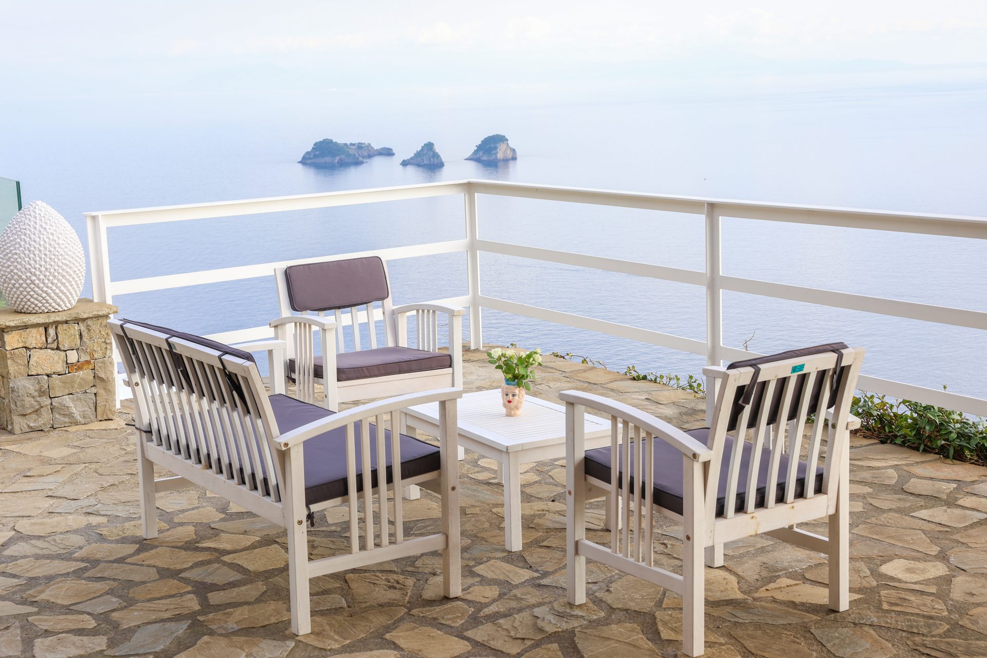 Villa Lantana, salotto esterno